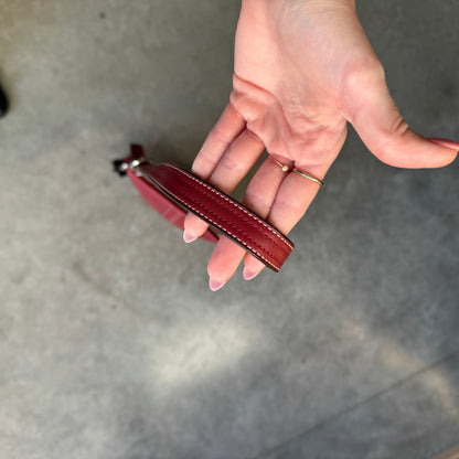 Coach Minimalistic Red Leather Crossbody