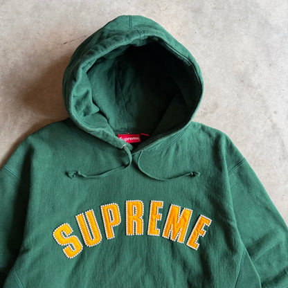 Supreme FW21 Pearl Logo Hoodie - Dark Green