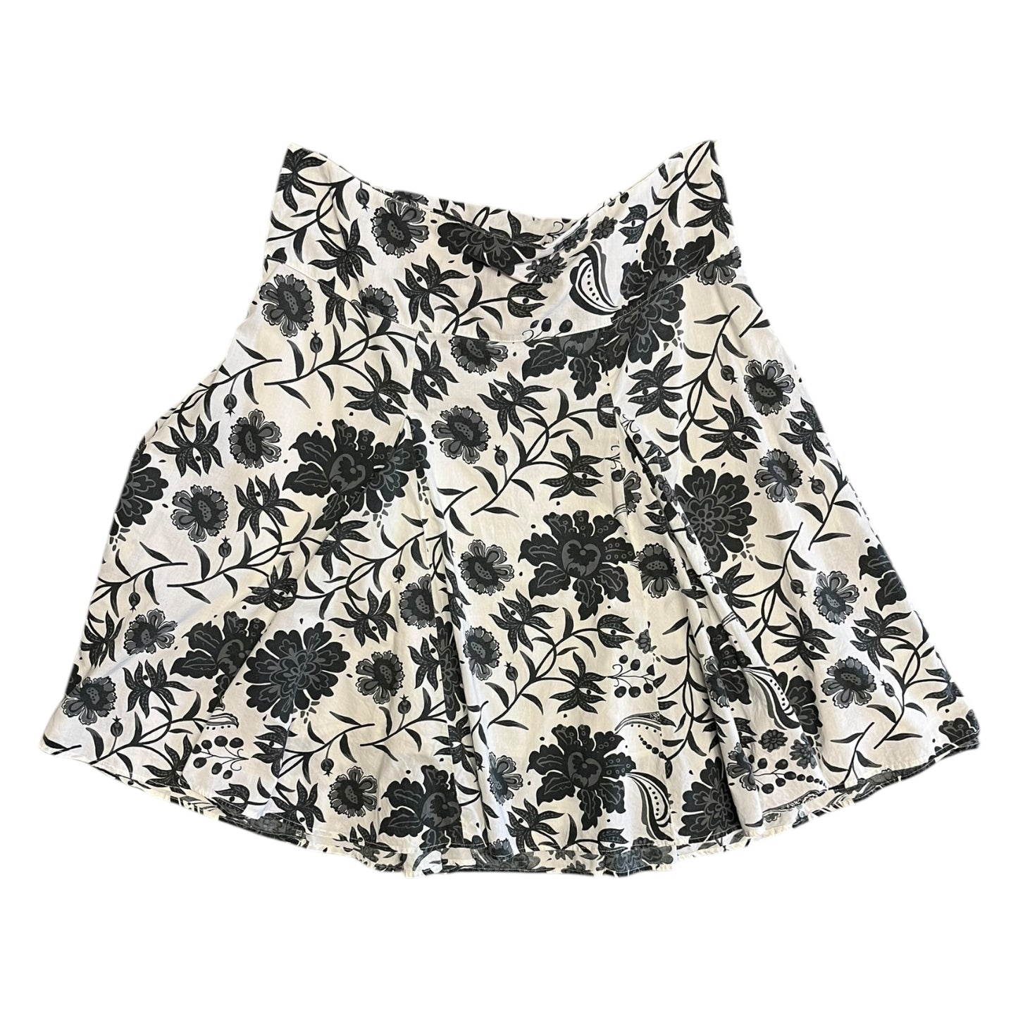 Women’s Mossimo Drop Waist White And Black Skirt
