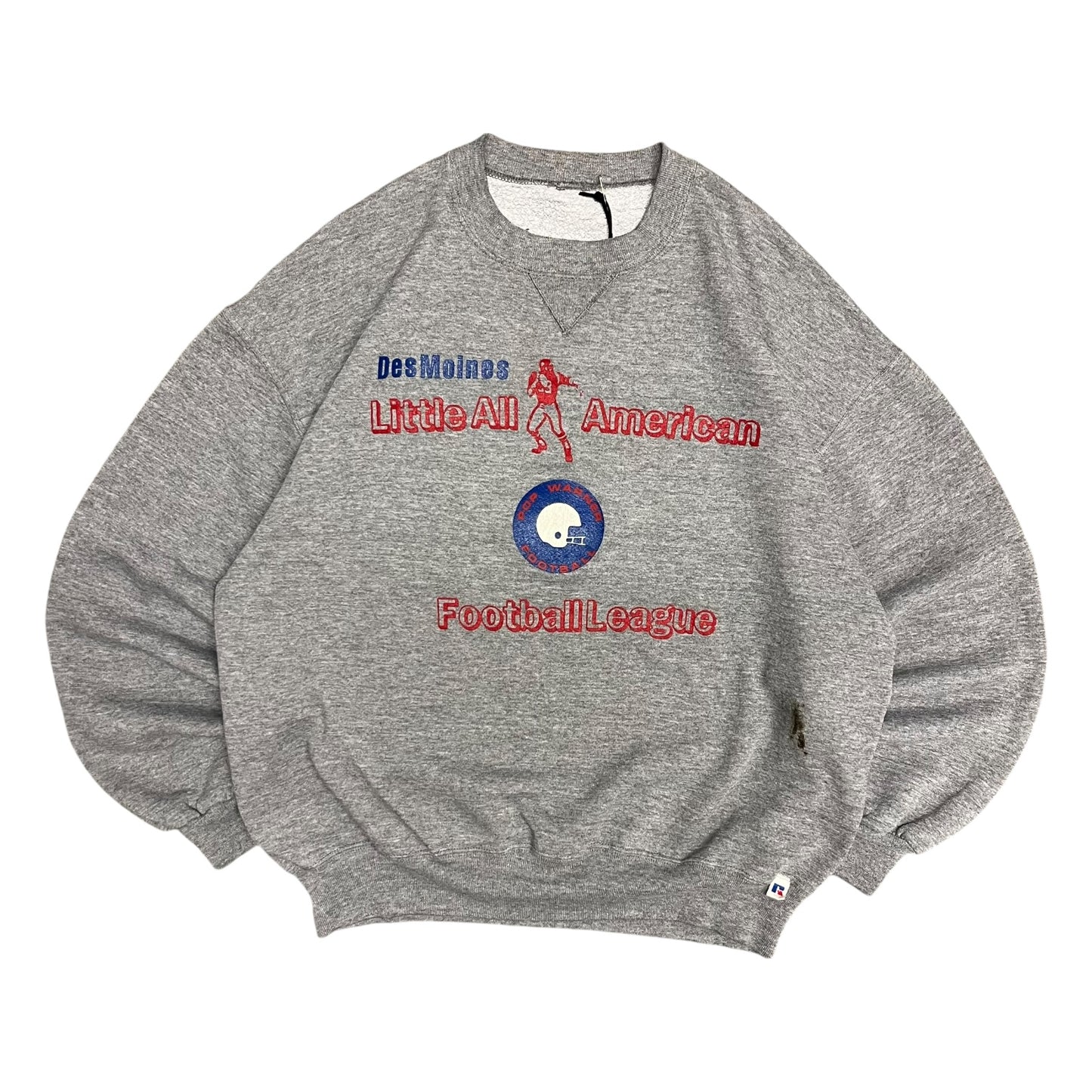 Vintage Des Moines Little All American Football Crewneck