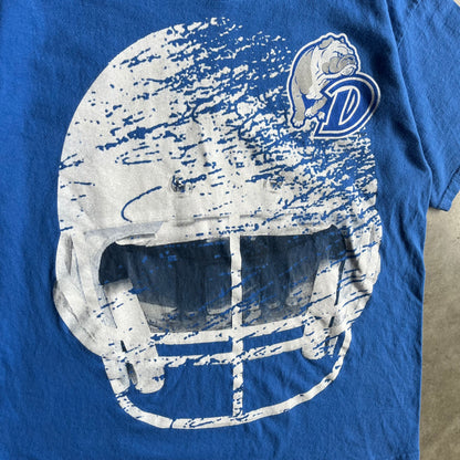 Y2K Drake University Bulldogs Big Helmet Logo Tee