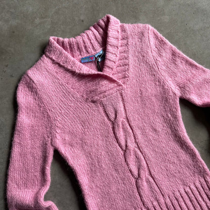 Women’s Y2K Mudd Baby Pink Sweater