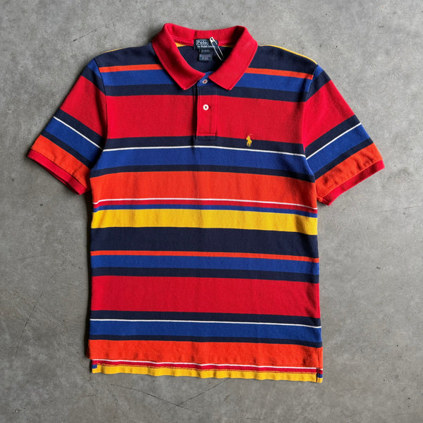 Y2K Youth Polo Ralph Lauren 6 Color Stripe Polo Shirt