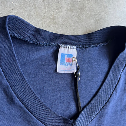 Vintage Minnesota Twins Navy & Red V-Neck Tee