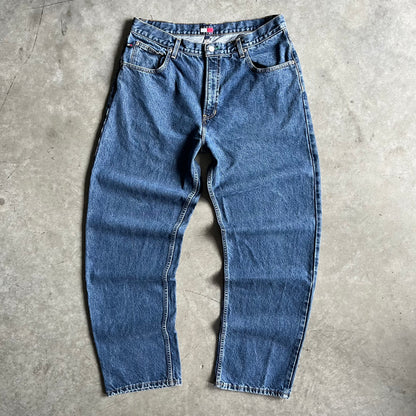 Y2K Tommy Hilfiger Dark Wash Baggy “Freedom” Jeans