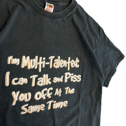 Vintage Multi Talented Text T Shirt