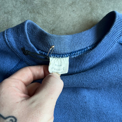 Vintage 50s/60s Penney’s Blue Cotton Sweatshirt