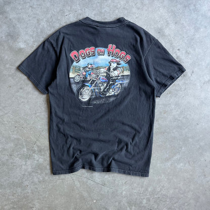 Vintage Big Dogs “Dogs On Hogs” Motorcycle Tee