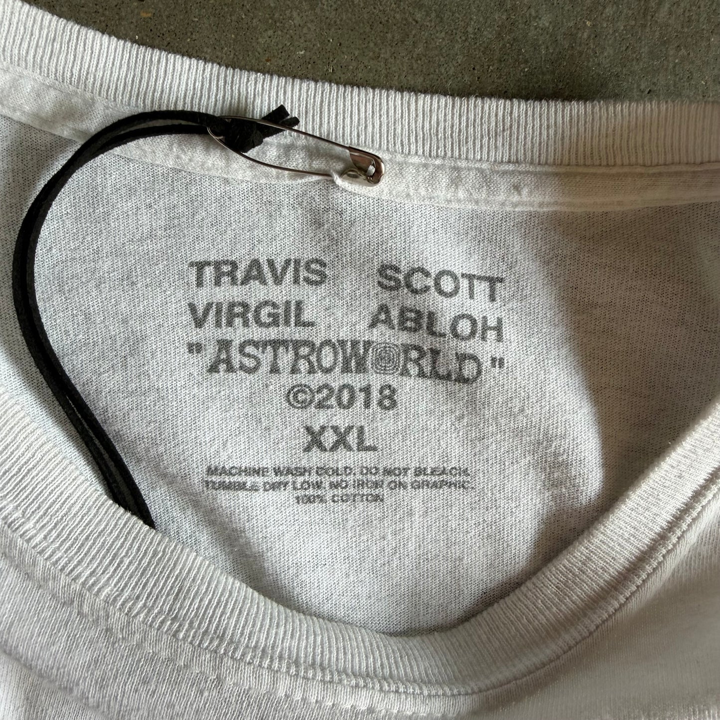 Travis Scott x Virgil Abloh Astroworld Pocket T Shirt