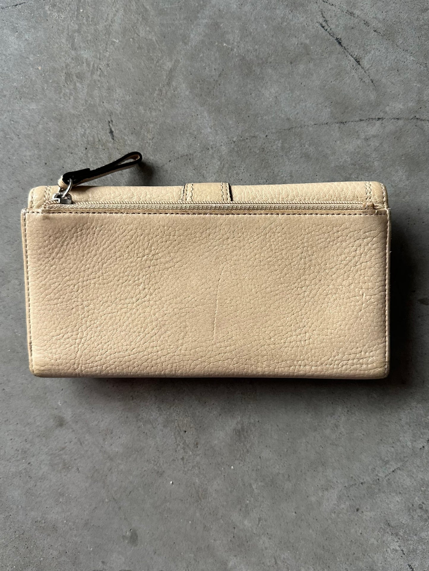 Coach Y2K Tan Soho Buckle Wallet