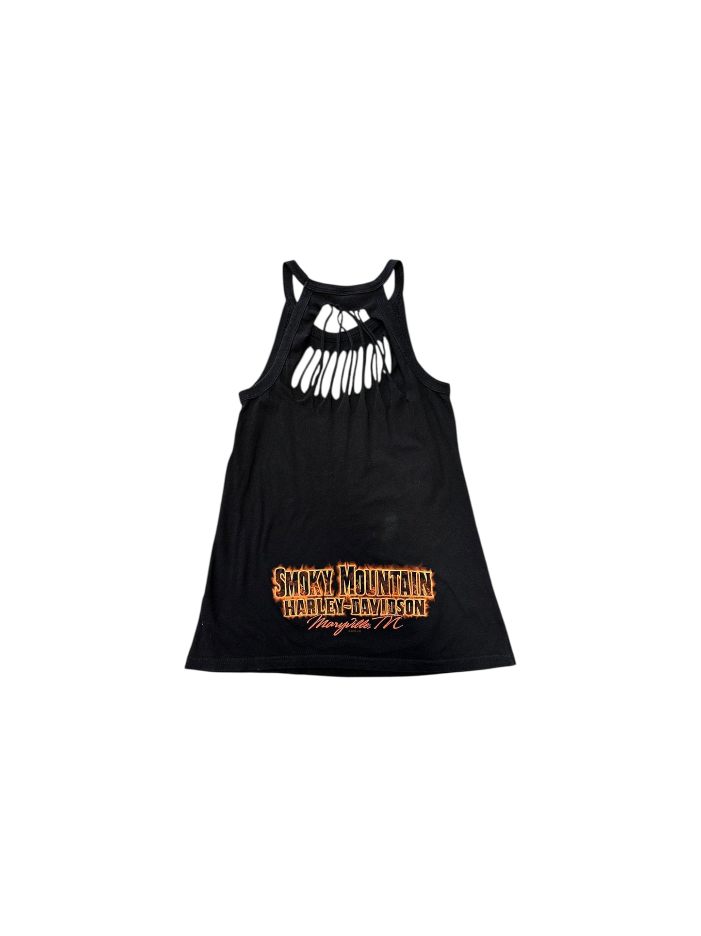 Women’s Harley Davidson Distressed Flame Tank