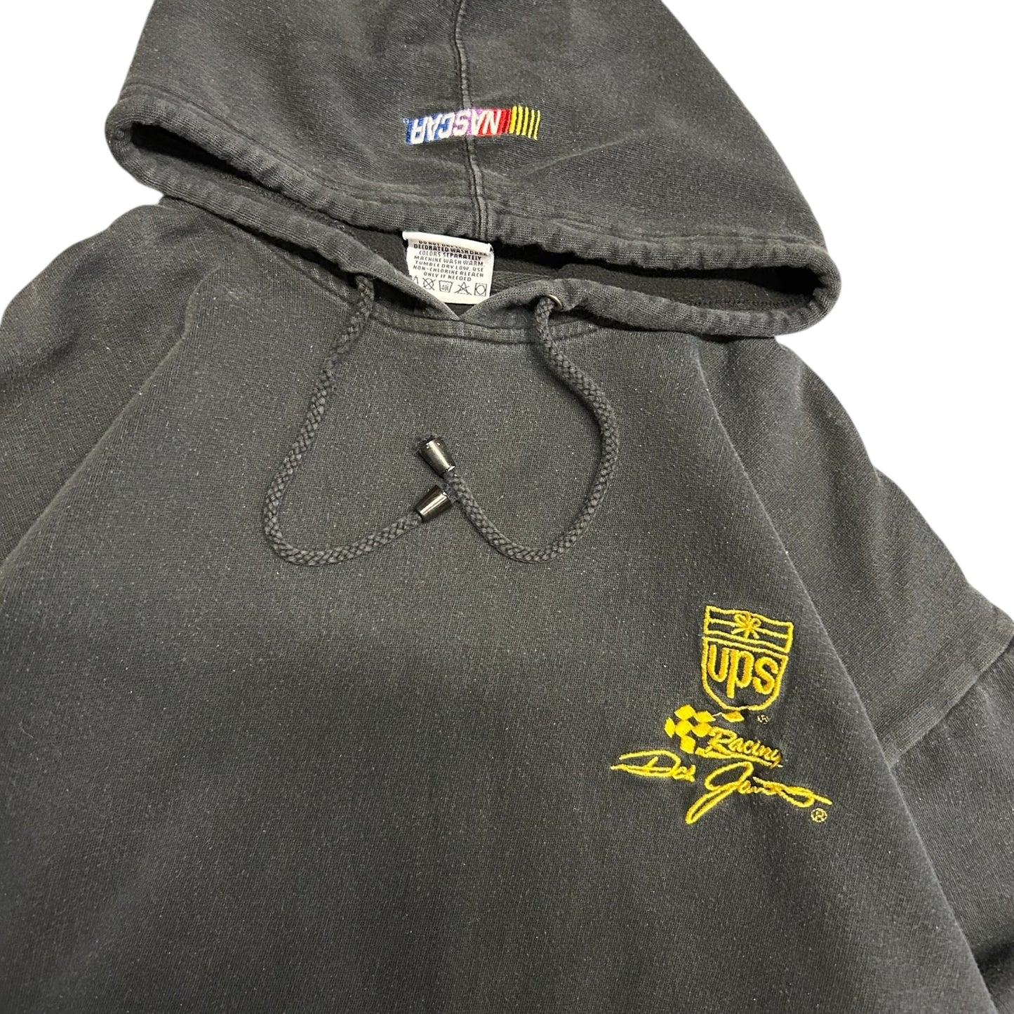 Y2K Dale Jarrett UPS Racing Black Hoodie