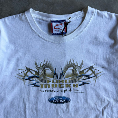 Y2K Ford Trucks “No Road.. No Problem” Skeleton Hydra Tee
