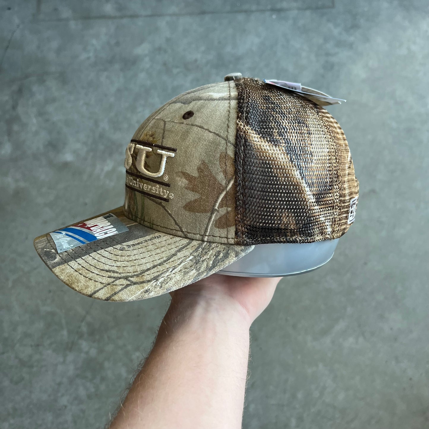 The Game Iowa State Cyclones Camo Trucker Hat