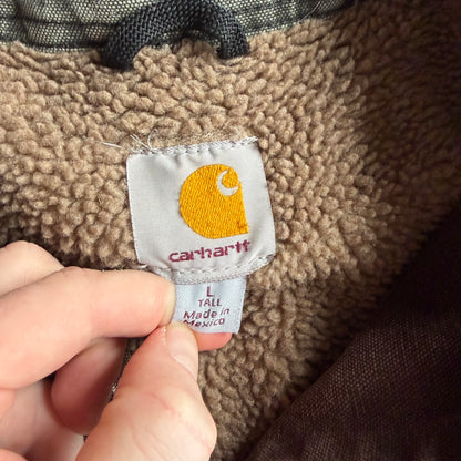 Carhartt ‘C61 DKB’ Sherpa Lined Sandstone Ridge Coat