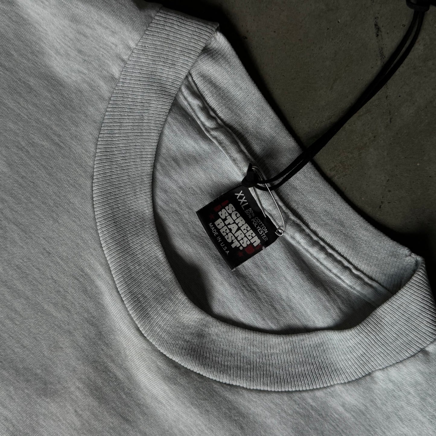 Vintage 1991 Boink U Heather Gray Spell-Out Tee