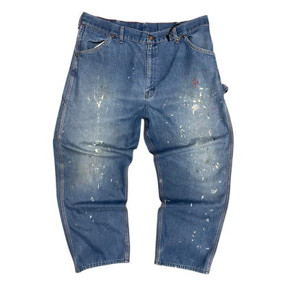 Vintage Big Mac Paint Splatter Carpenter Jeans