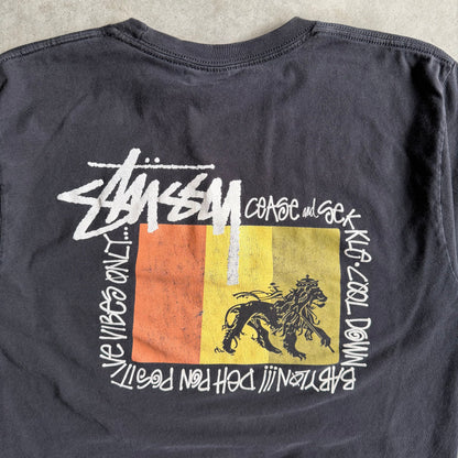 Stussy Rasta Flag & Quote Tee