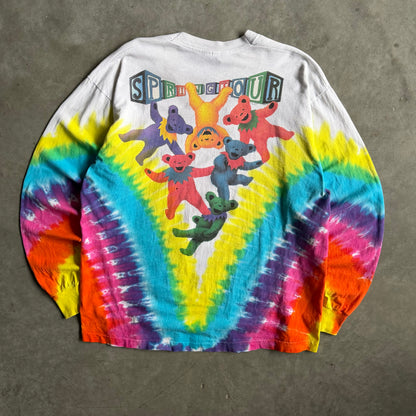 Vintage Grateful Dead ‘91 Spring Tour Juggling Bears Tie Dye Longsleeve