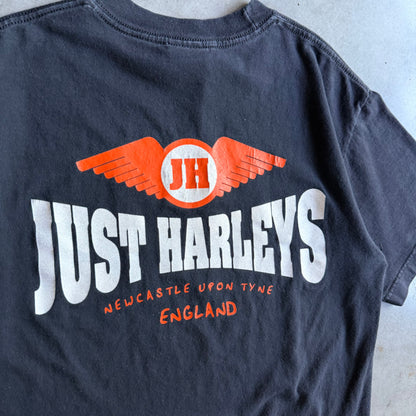Vintage Harley Davidson Eagle Shield England Just Harley’s Tee