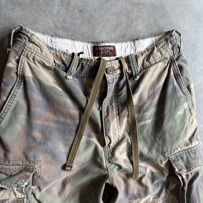 Y2K Abercrombie & Fitch Camo Cargo Shorts