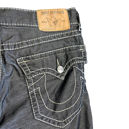 True Religion Straight Leg 3M Reflective Jeans