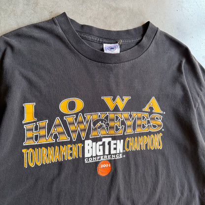 Vintage ‘01 Iowa Hawkeyes Big Ten Champ Tee