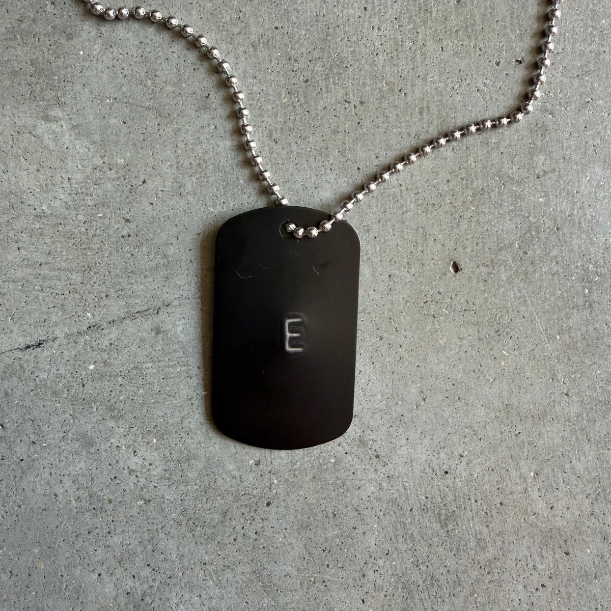 eforenything - E Dog Tag (Black)