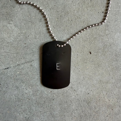 eforenything - E Dog Tag (Black)