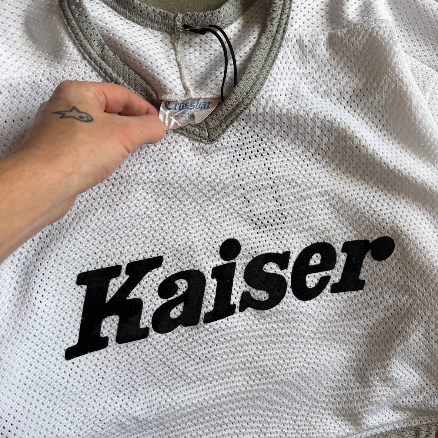 Y2K Kaiser Noris-Sheriffs #19 Lober Hockey Jersey
