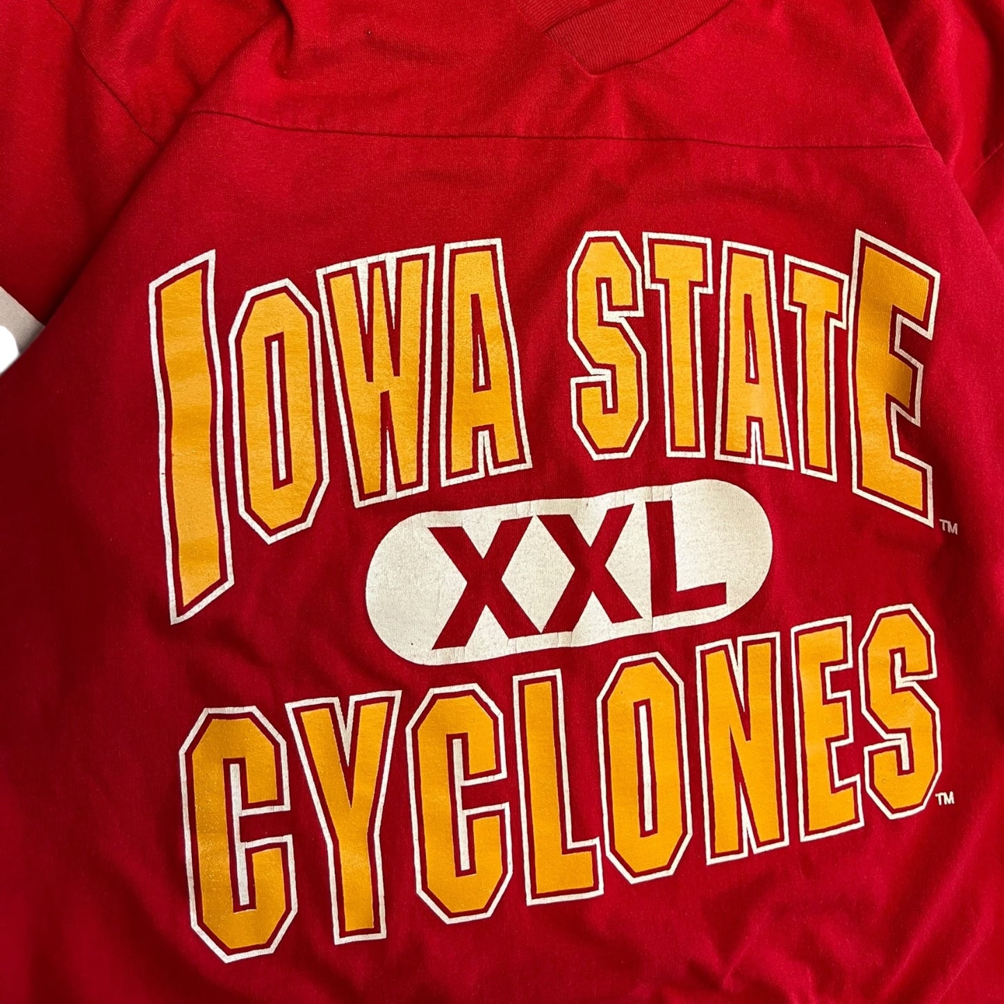 Vintage Logo 7 Iowa State Cyclones Jersey Shirt