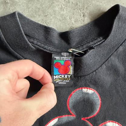 Vintage Mickey Red & Black Shadow Boxy Tee