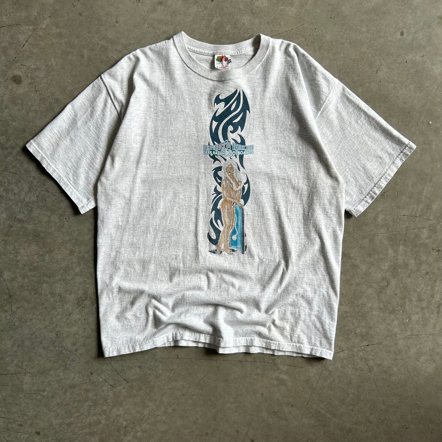 Y2K Bodyboard Legends Island Girl Tribal Tee