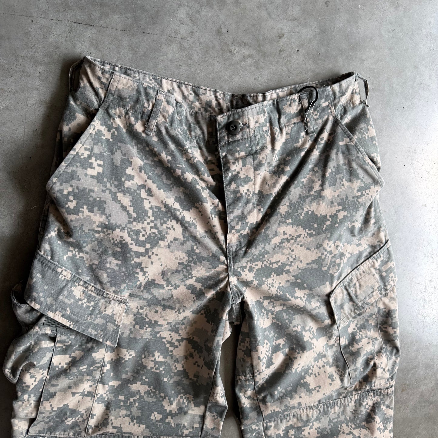 Vintage Military Digi Camo Cargo Fatigue Pants