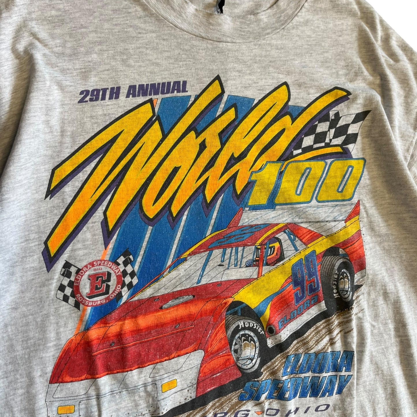 Vintage 1999 Eldora Speedway 29th Annual World 100 Tee