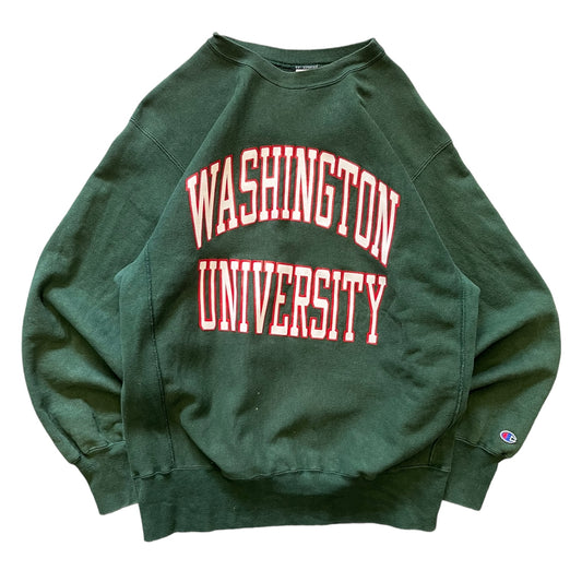 Vintage Washington State Green Reverse Weave