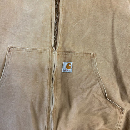 Carhartt ‘J140 BRN’ Brown Quilt Lined Active Jacket