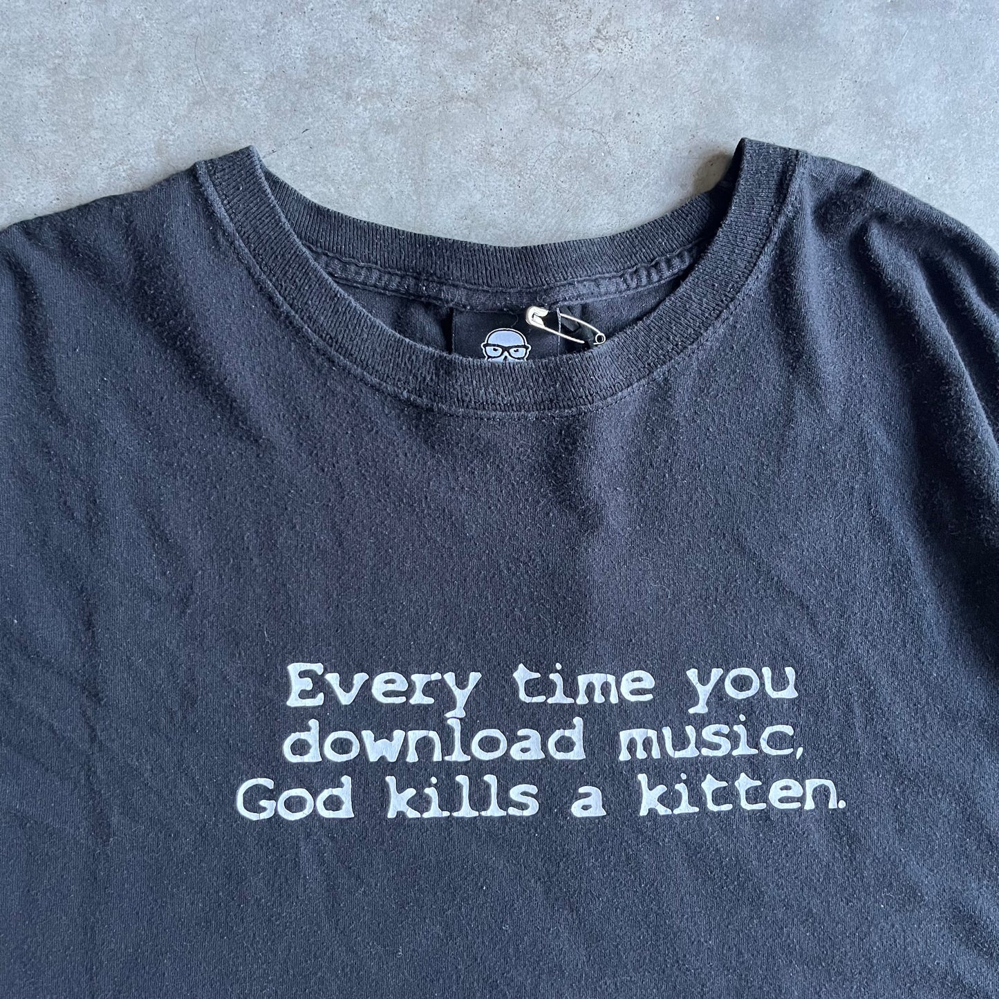 Y2K Jinx “Every Time You Download Music.. Satire Tee
