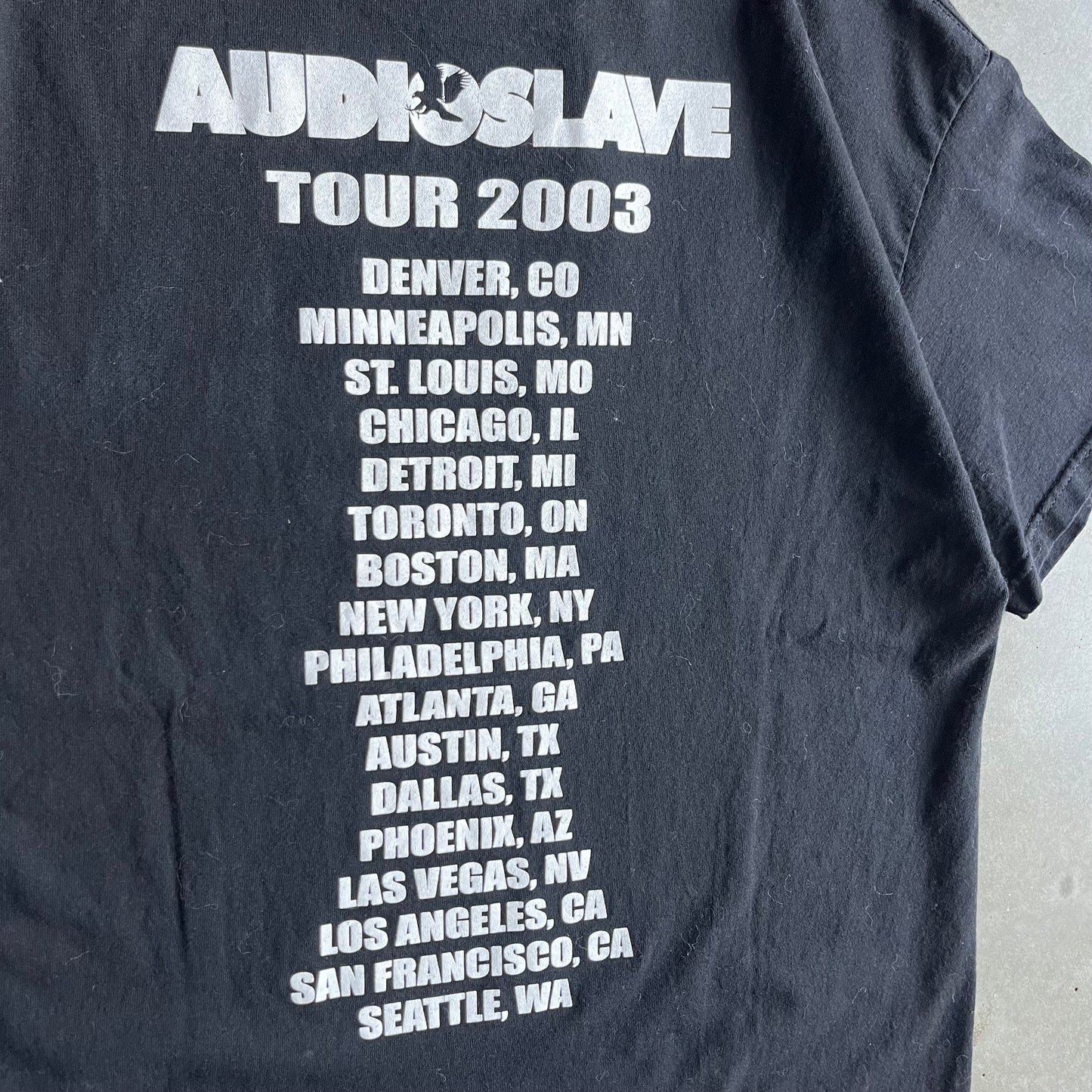 Vintage Audioslave 2003 Tour T Shirt