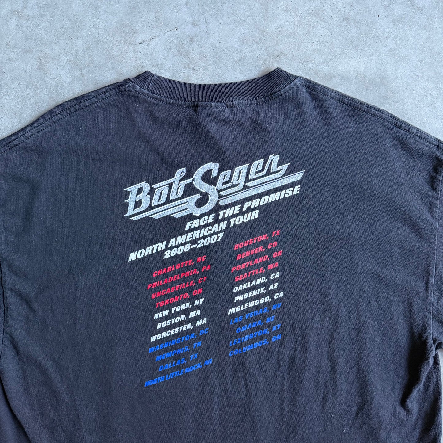2006 Bob Seger & The Silver Bullet Band USA Biker Tee