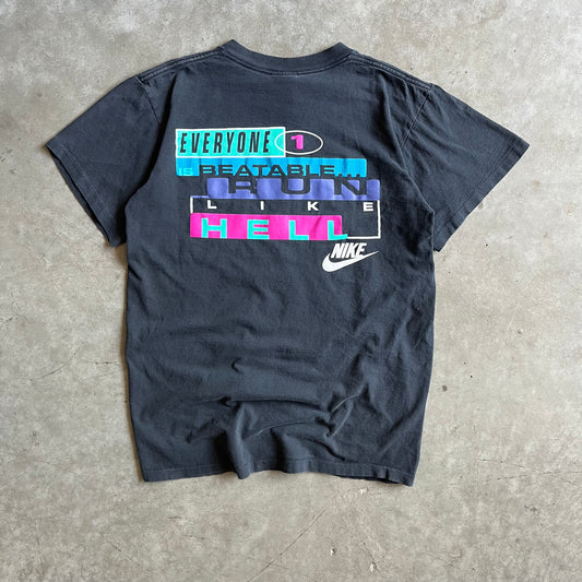 Vintage Nike Back Color Block Quote Tee