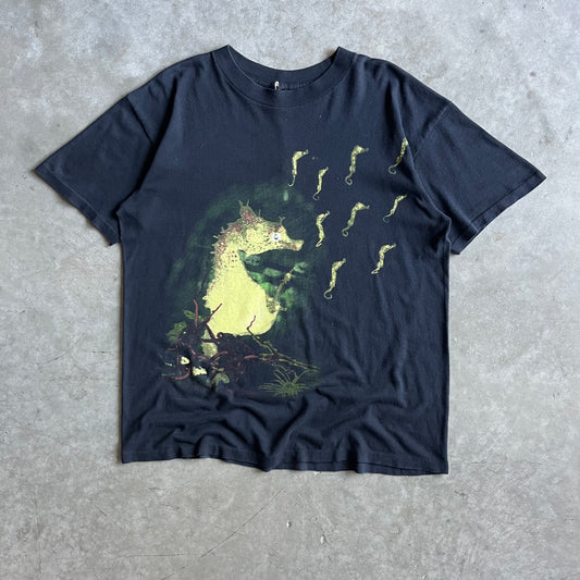 Vintage 1993 Nirvana Seahorse T Shirt