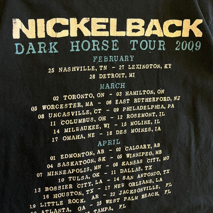 Vintage Nickelback Dark Horse ‘09 Tour Tee