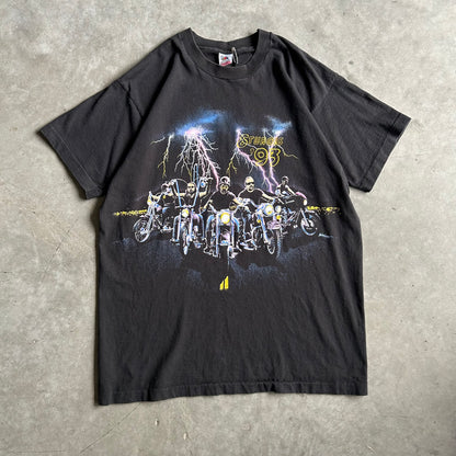 Vintage Sturgis ‘93 Biker Gang Lightning T Shirt