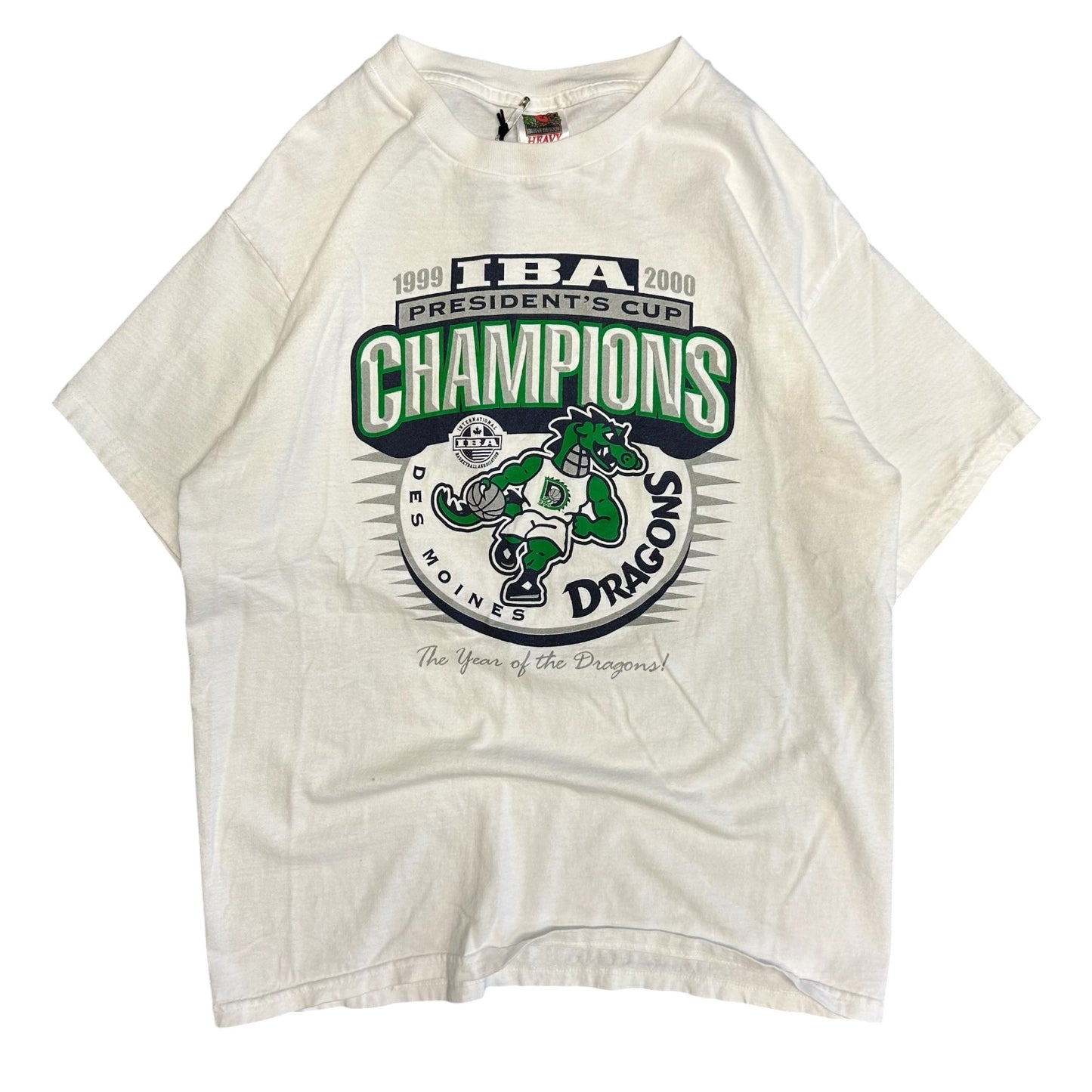 Vintage Des Moines Dragons Champions Tee