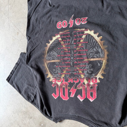 Y2K AC/DC 2009 Black Ice Tour Tee