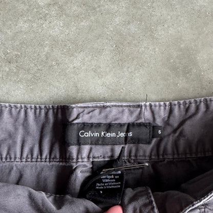 Women’s Y2K Calvin Klein Baggy Grey Cargo Shorts