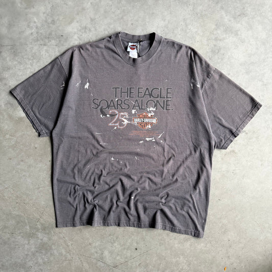 Harley Davidson ‘The Eagle Soars Alone’ Paint Splattered Saudi Arabia Tee