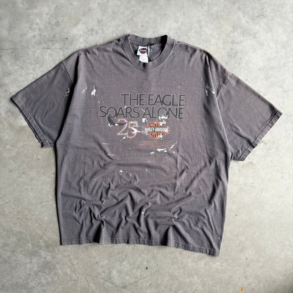 Harley Davidson ‘The Eagle Soars Alone’ Paint Splattered Saudi Arabia Tee