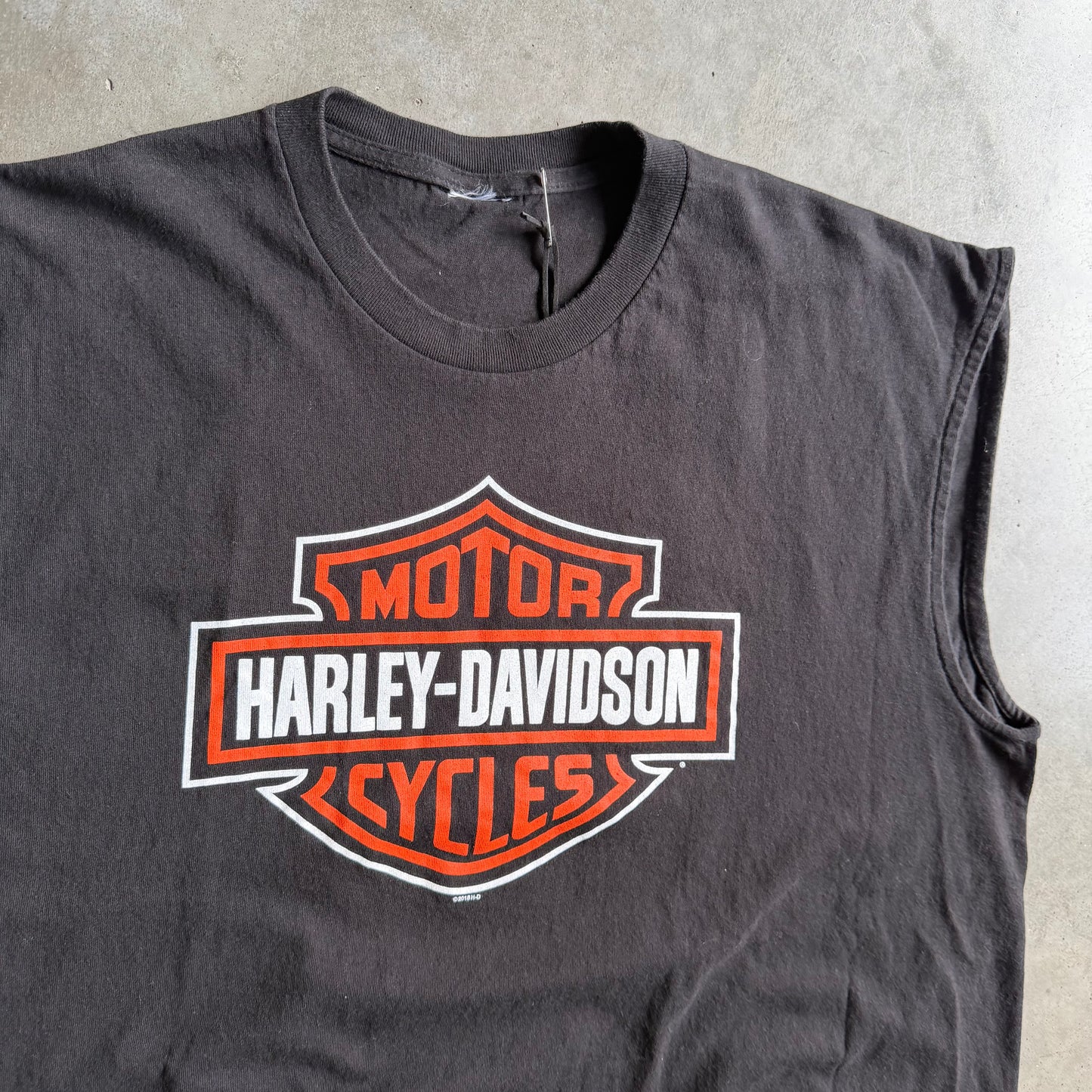 Harley Davidson Big Logo Sleeveless Tee